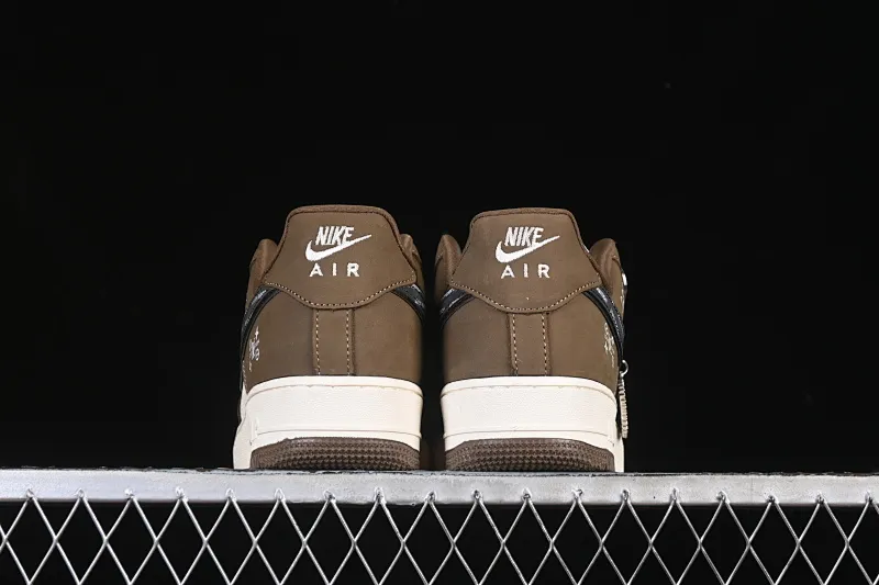 All categories Nk Air Force 1 Air Force series Nk Air Force 1 Low Air Force low top Nike Air Force 1'07 Low LV co-branded Army green silver black Air Force 1 low top casual sneakers DK0188-086